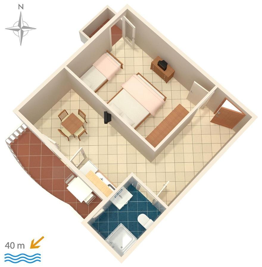 Apartment Metajna 6498E Kültér fotó